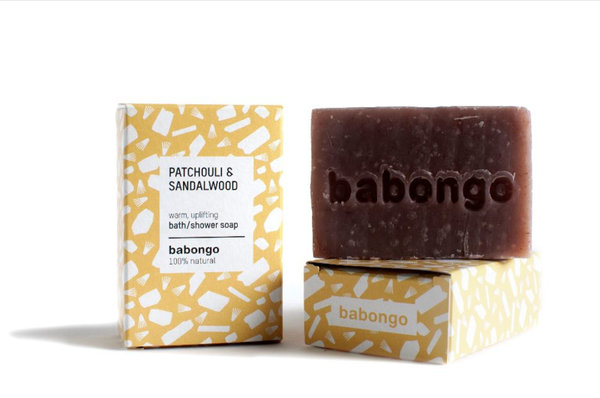 Babongo bath/shower soap Patchouli Sandalwood